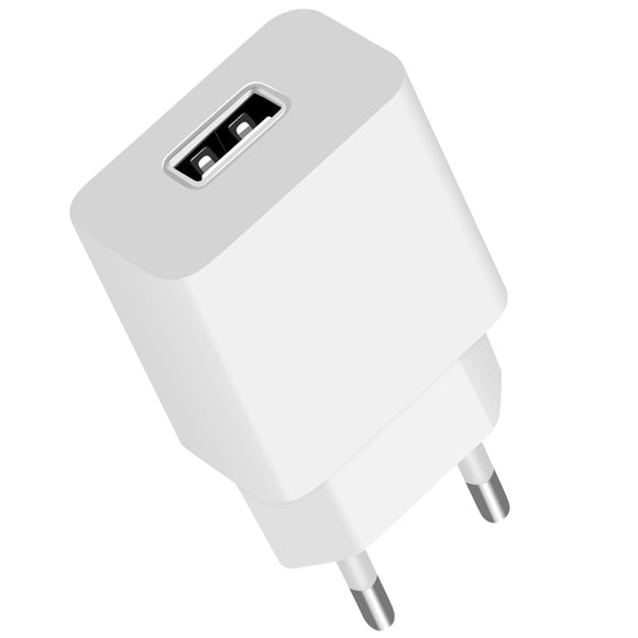 ZCOTU Universal Power Supply-USB Charging Plug Adapter (5V/1A) - Charging Adapter Charger for Apple iPad, iPhone, Lenovo, Samsung Galaxy Tab - White